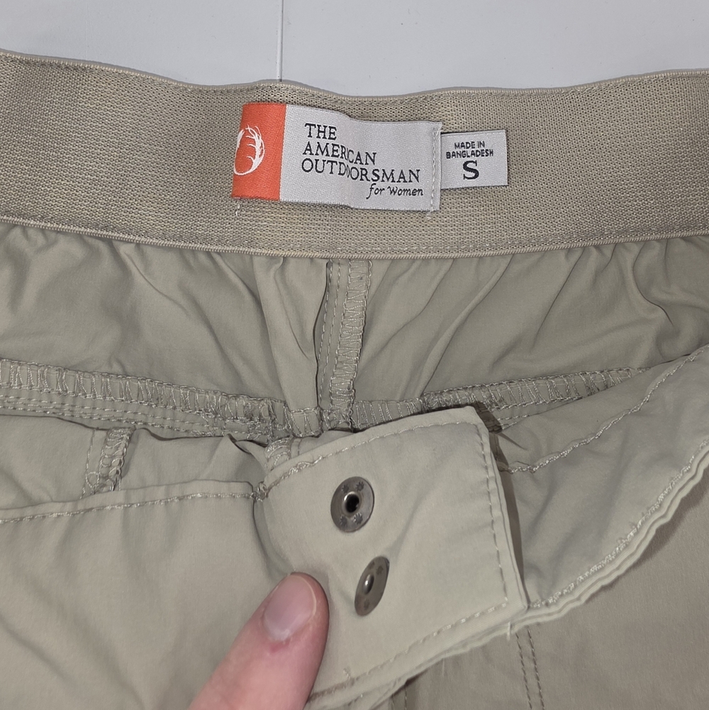 The American Outdoorsman Shorts Curved Hem 5" Mid Rise Size Small AK-2126 - Picture 3 of 12